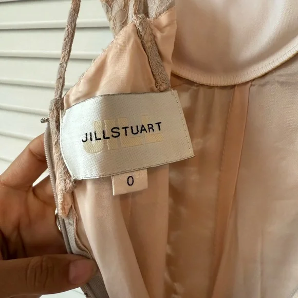 Jill Stuart Beige Lace Gown - Picture 5 of 10